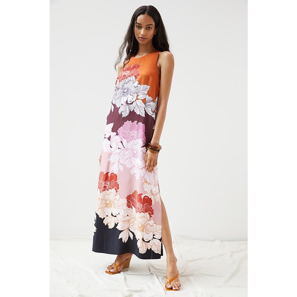 NWT Meave by Anthropologie Floral Maxi Dress